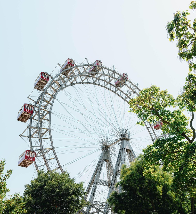 Eines der top Wien Sehenswürdigkeiten: das Wiener Riesenrad