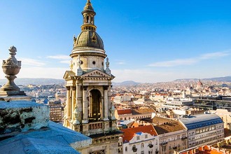 Budapest city view 
