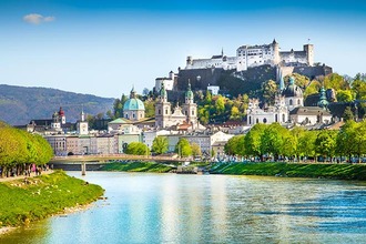 Salzburg city view 
