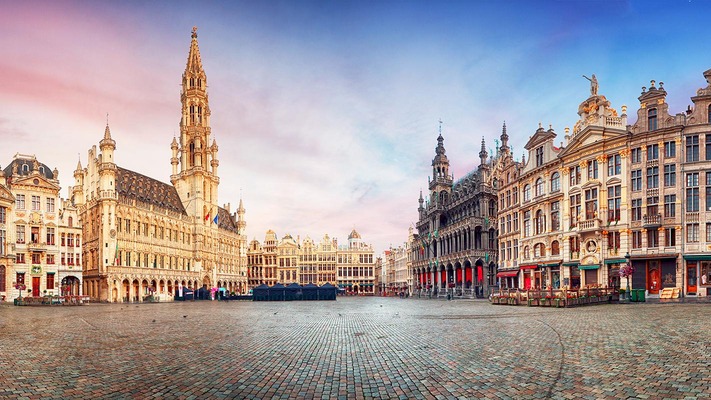 Panorama des Zentrums von Brüssel
